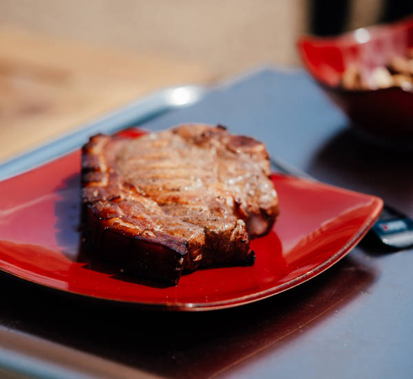 Big Green Egg barbecue: The Perfect Steak