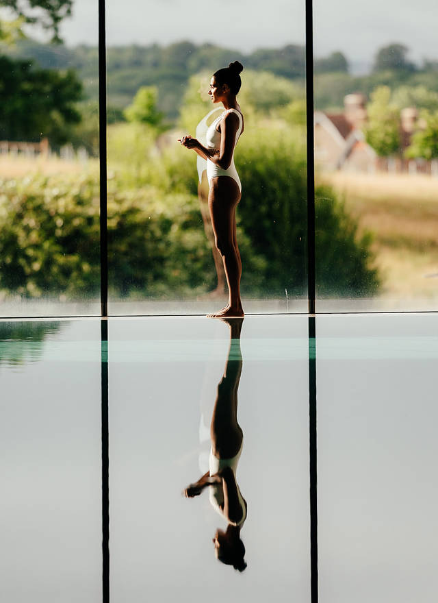 The spa - indoor pool tranquility